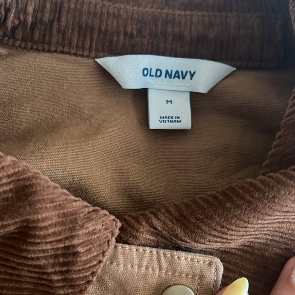 Old Navy Workwear Jacket with Corduroy Collar - Picture 3 of 11